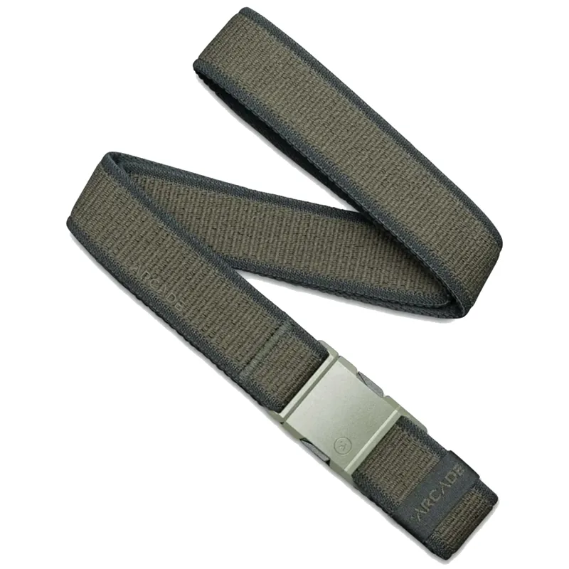 Arcade Belts A2 - Cintura unisex Adventure, elasticizzata, fibbia senza metallo, Atlas - Blush, Standard (Up to 40); 1.5 Wide