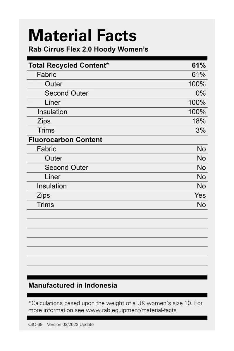 Rab Womens Cirrus Flex 2.0 Hoody Steel-4