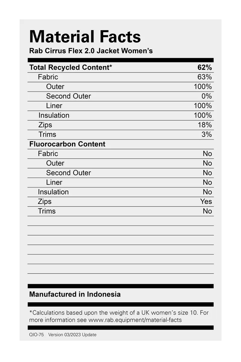 Rab Womens Cirrus Flex 2.0 Jacket Steel-6