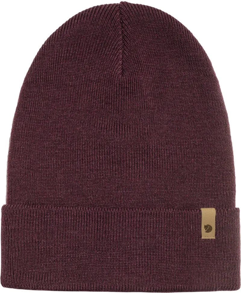 Fjallraven Classic Knit Hat Dark Garnet