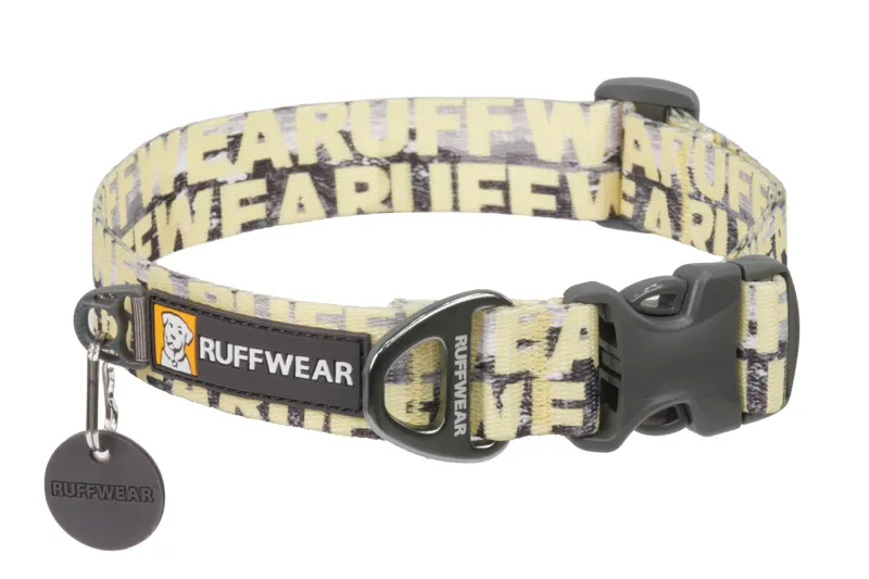 Ruffwear Front Range Dog Collar Mountains Logo