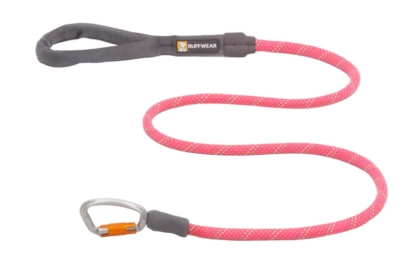 Ruffwear Knot-a-Leash Rope Dog Lead Fireweed Pink