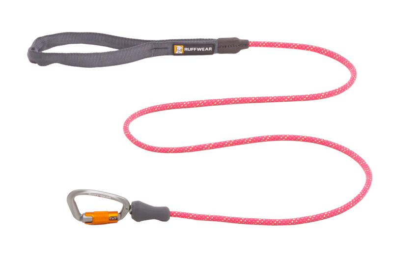 Ruffwear Knot-a-Leash Rope Dog Lead Fireweed Pink-4