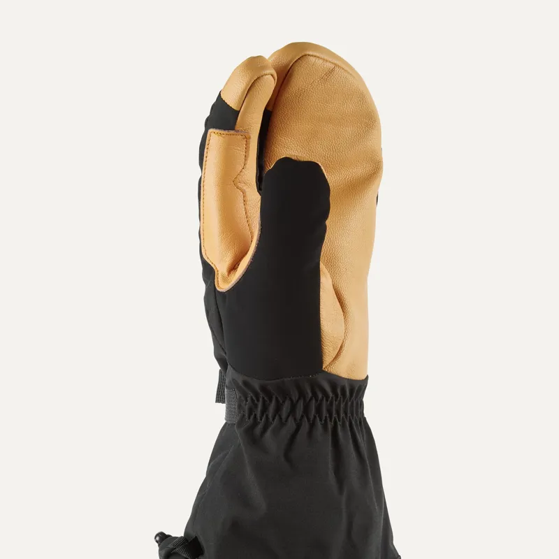 Sealskinz Men's Congham 3-Finger Gloves Black-1