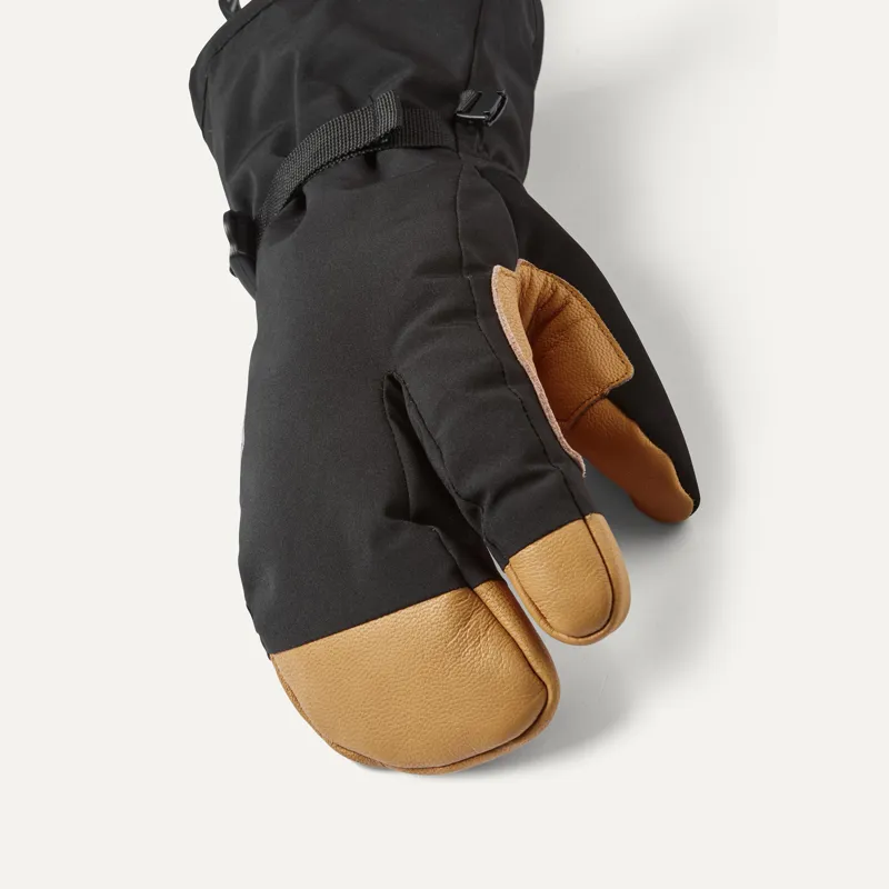 Sealskinz Men's Congham 3-Finger Gloves Black-2