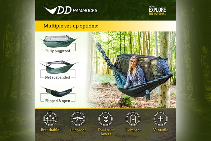 DD Hammocks Frontline Hammock Olive Green-10