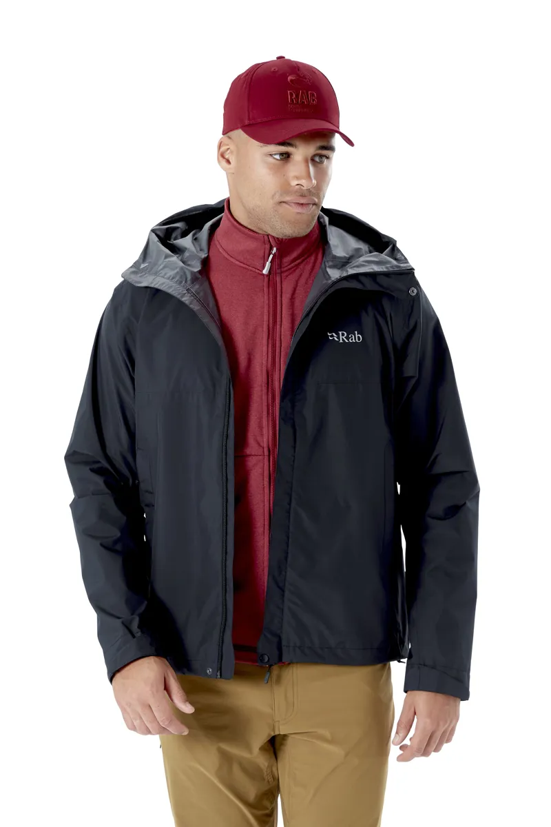 Rab Mens Downpour Eco Jacket Black-3