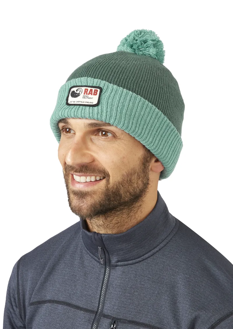 Rab Essential Bobble Green Slate/Glacier Blue-1