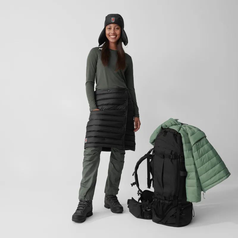 Fjallraven Womens Expedition Pack Down Skirt Black-2