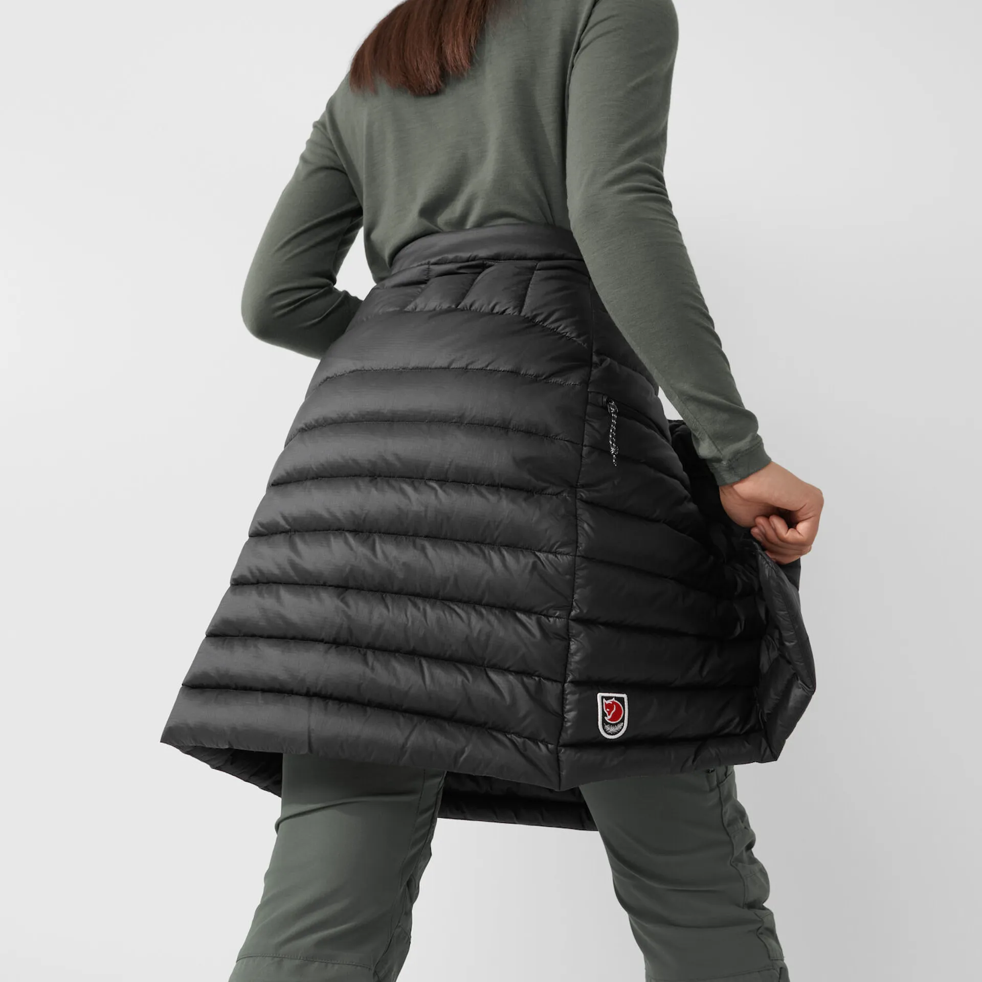 Fjallraven Womens Expedition Pack Down Skirt Black