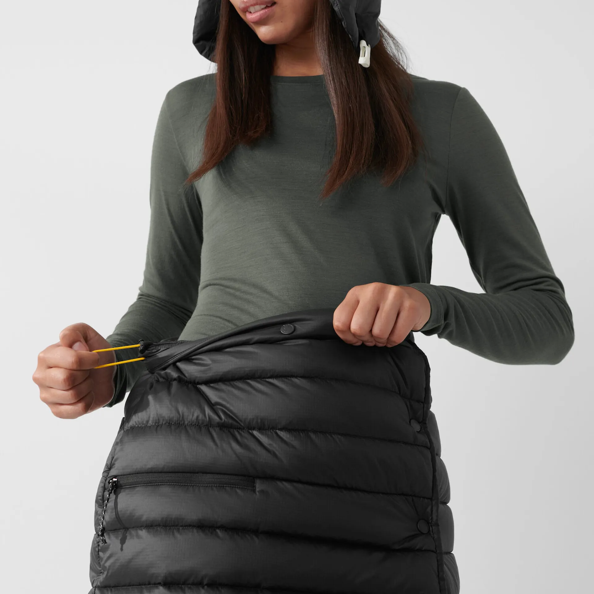 Fjallraven Womens Expedition Pack Down Skirt Black