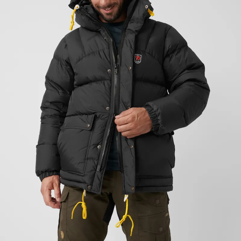 Fjallraven Men's Expedition Down Lite Jacket Green/Mustard Yellow-6