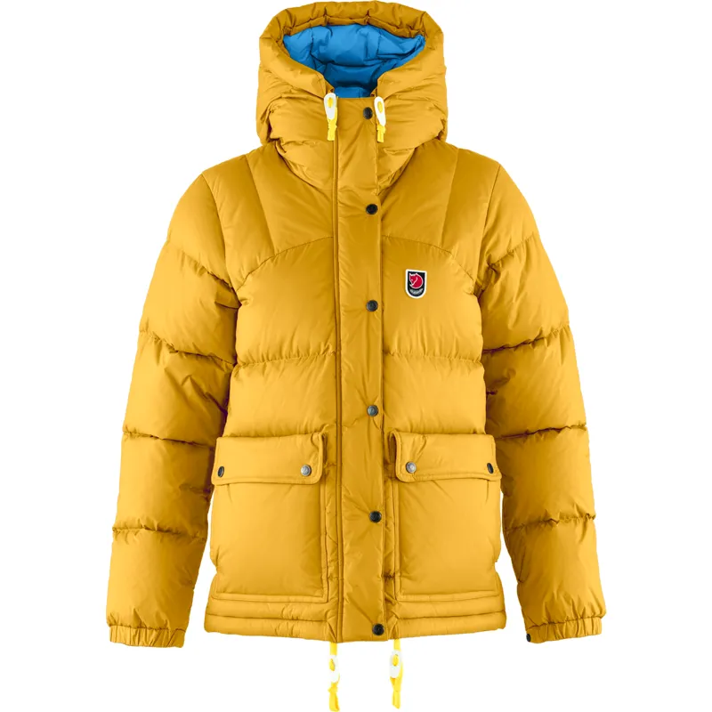 Fjallraven Women's Expedition Down Lite Jacket Mustard Yellow/ UN Blue