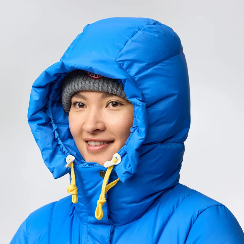 Fjallraven Women's Expedition Down Lite Jacket Mustard Yellow/ UN Blue-5