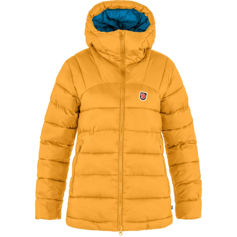 Fjallraven Women's Expedition Mid Winter Jacket Mustard Yellow/ UN Blue