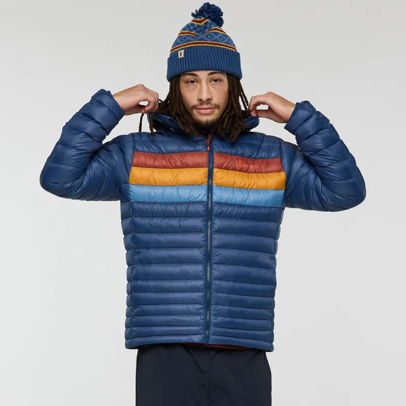 Cotopaxi Men's Fuego Down Hooded Jacket Deep Sea-9