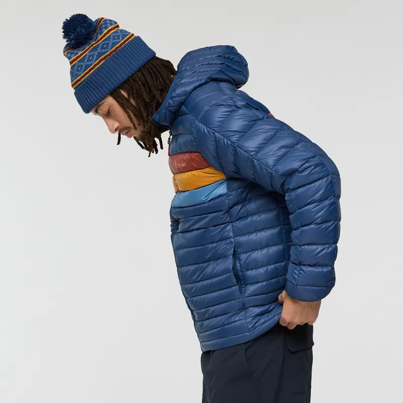 Cotopaxi Men's Fuego Down Hooded Jacket Deep Sea-8