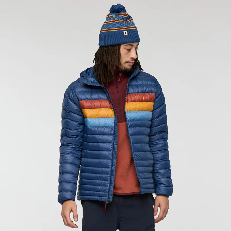 Cotopaxi Men's Fuego Down Hooded Jacket Deep Sea-6