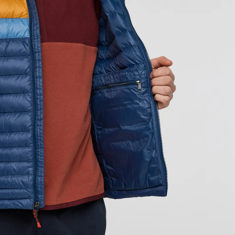 Cotopaxi Men's Fuego Down Hooded Jacket Deep Sea-5