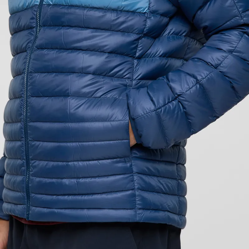 Cotopaxi Men's Fuego Down Hooded Jacket Deep Sea-4