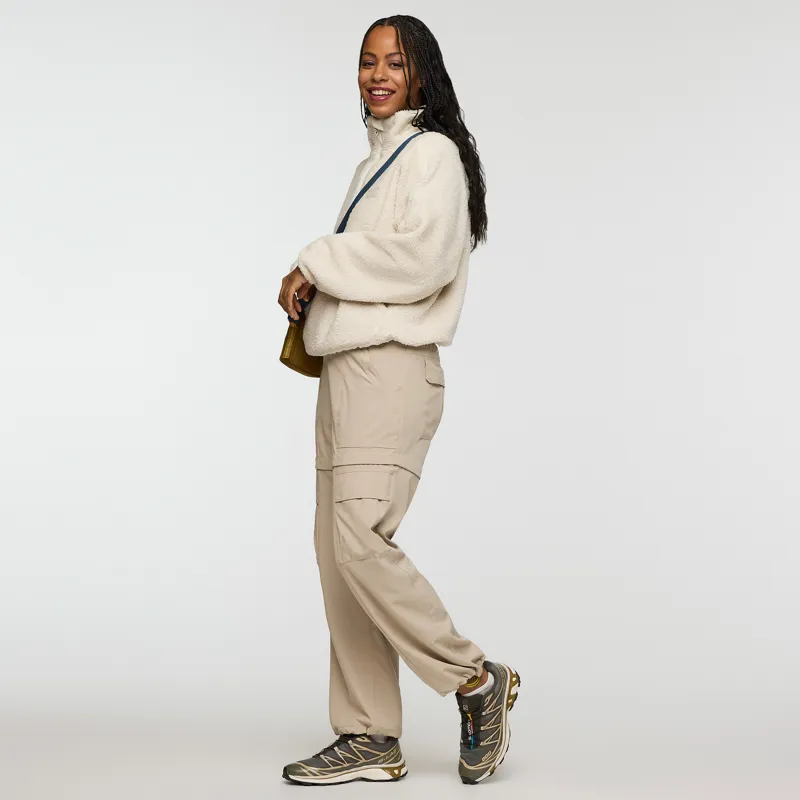 Cotopaxi Women's Bacano Fleece Pullover Cream-8