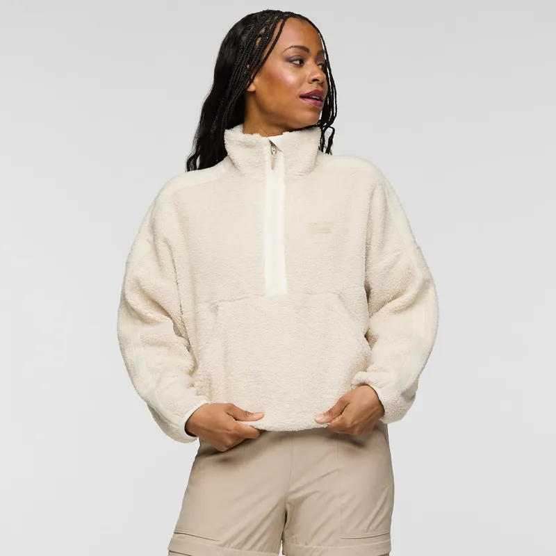 Cotopaxi Women's Bacano Fleece Pullover Cream-7