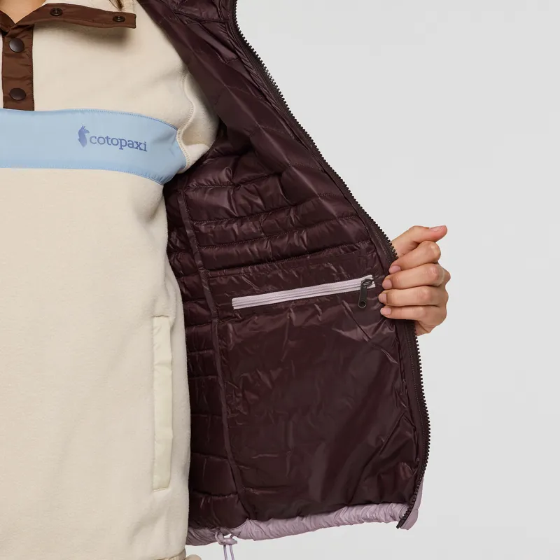 Cotopaxi Women's Fuego Down Hooded Jacket Coffee Quartz-6