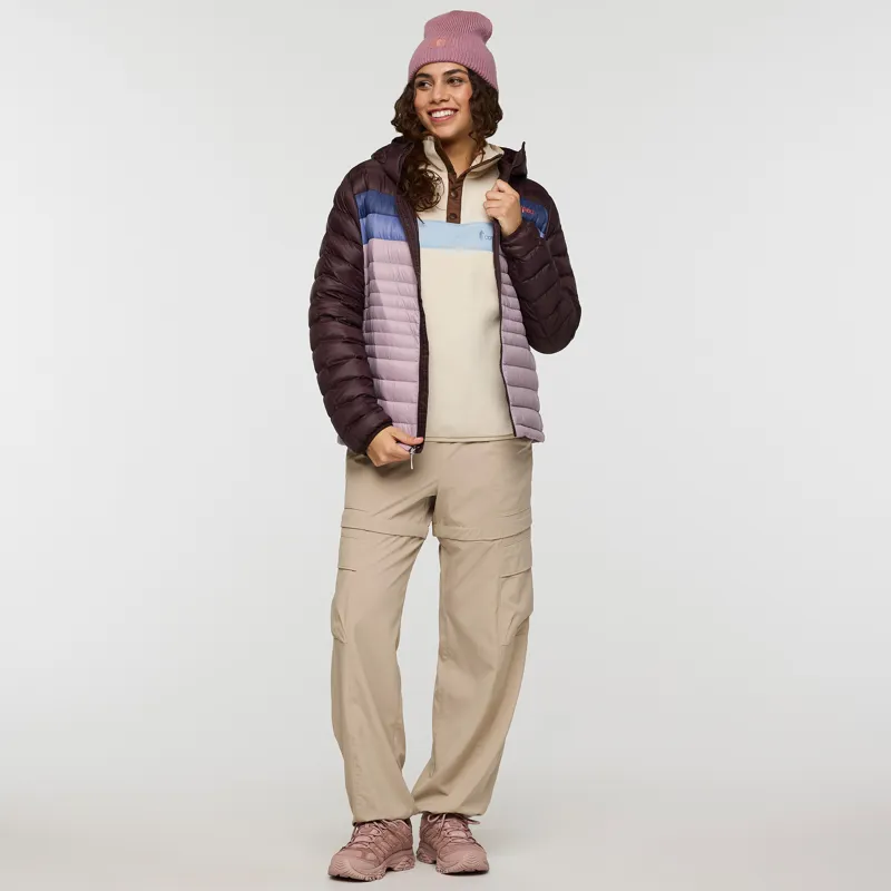 Cotopaxi Women's Fuego Down Hooded Jacket Coffee Quartz-3