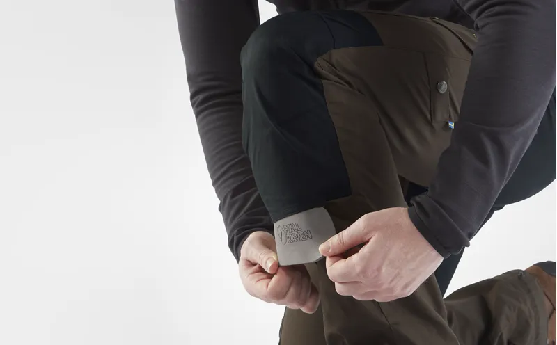 Fjallraven Mens Vidda Pro Trousers Green/Dark Grey-8