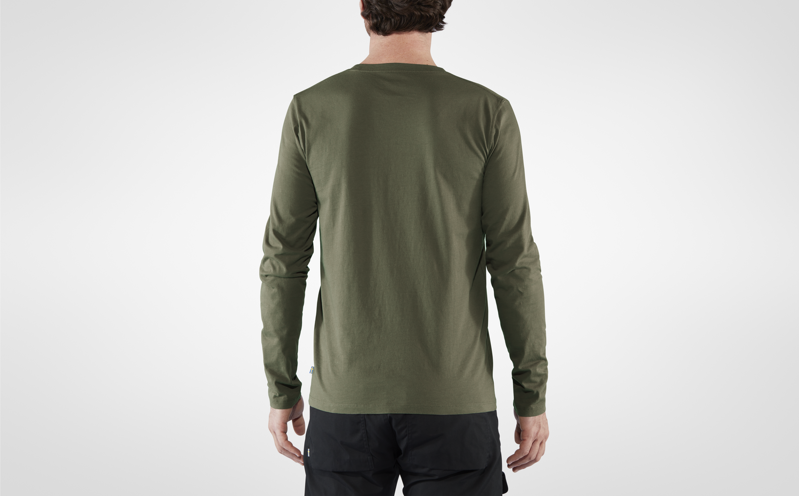 Fjallraven Mens Forever Nature Long Sleeve T-Shirt Dark Navy-3