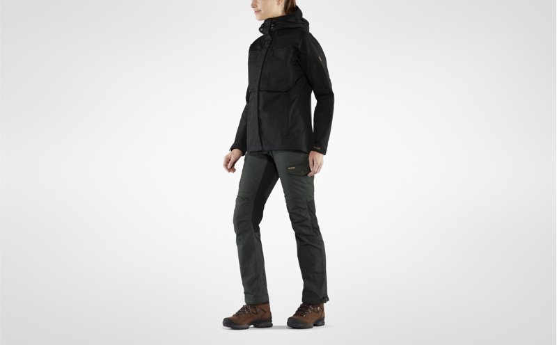 Fjallraven Womens Kaipak Trousers Curved Patina Green-7