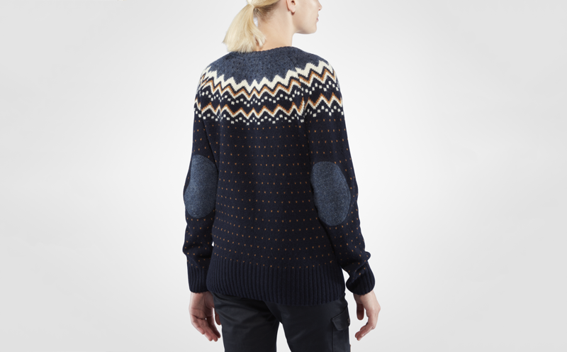 Fjallraven Womens Ovik Knit Sweater Glacier-3