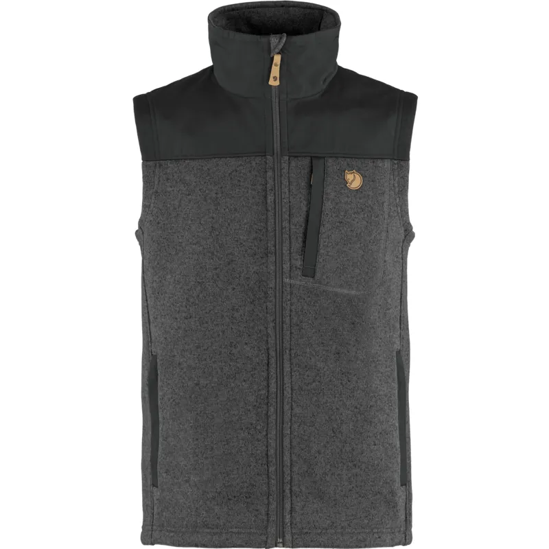 Fjallraven Mens Buck Fleece Vest Graphite
