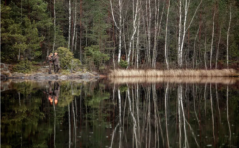 Fjallraven Mens Canada Shirt Chestnut Dark Navy-9