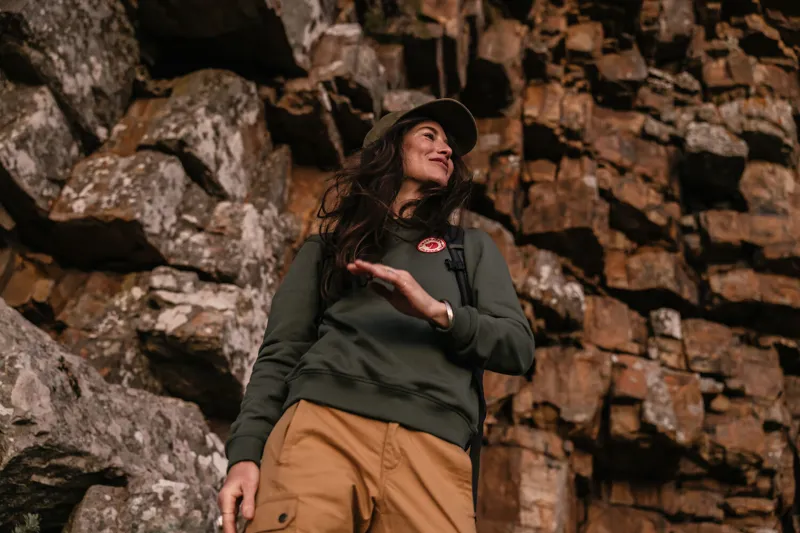 Fjallraven Women's 1960 Logo Sweater Acorn-7