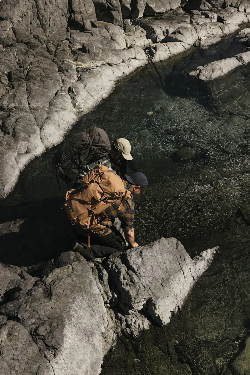 Fjallraven Mens Singi Heavy Flannel Shirt Super Grey/Stone Grey-9