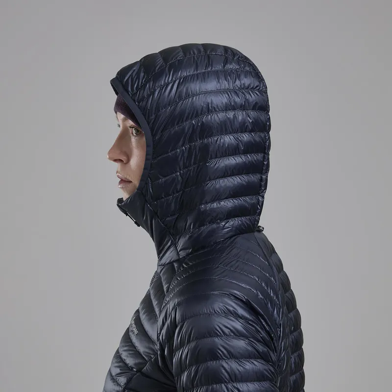 Montane Women's Alpine 850 Nano Hoodie Eclipse Blue-4