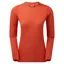 Montane Womens Dart Lite LS T-Shirt Saffron Red