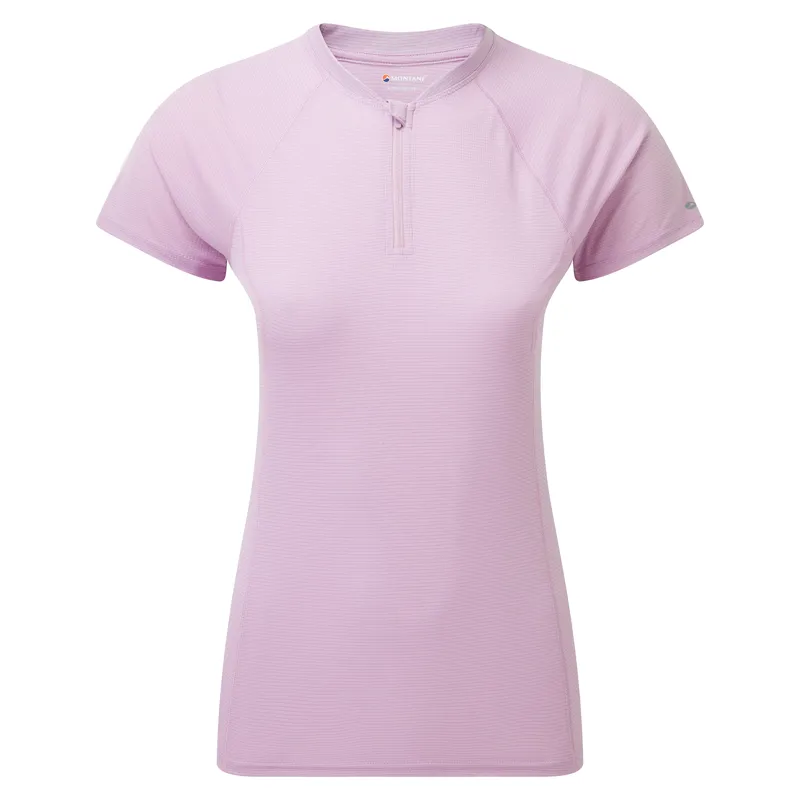 Montane Womens Dart Nano Zip T-Shirt Allium