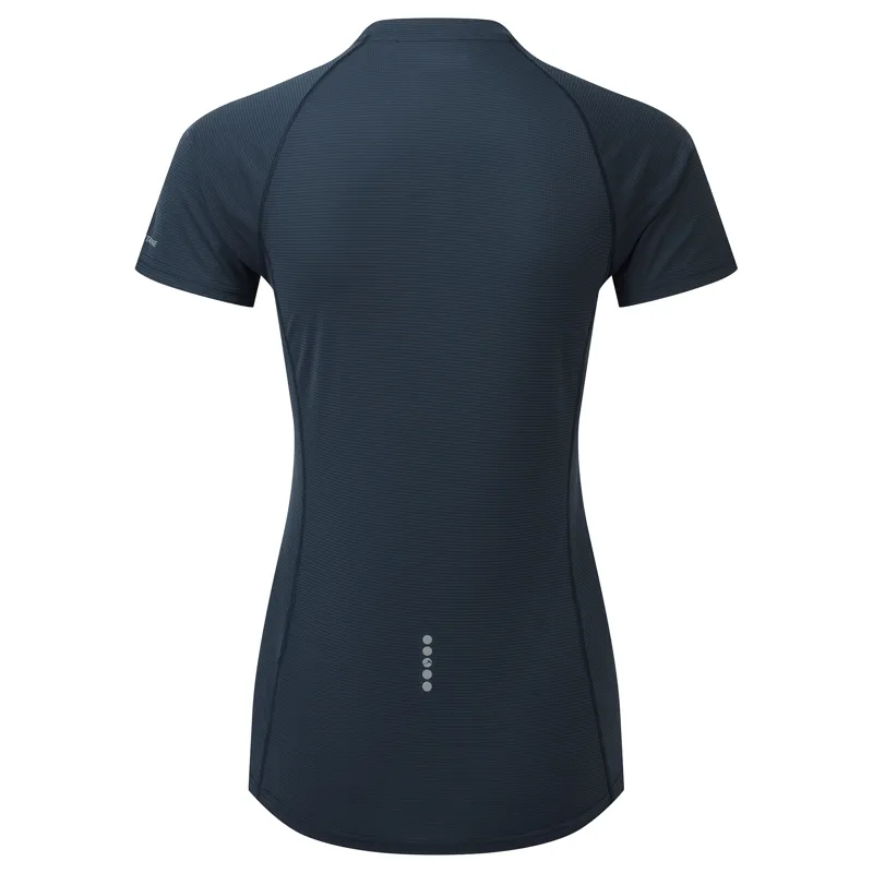 Montane Womens Dart Nano Zip T-Shirt Eclipse Blue-1