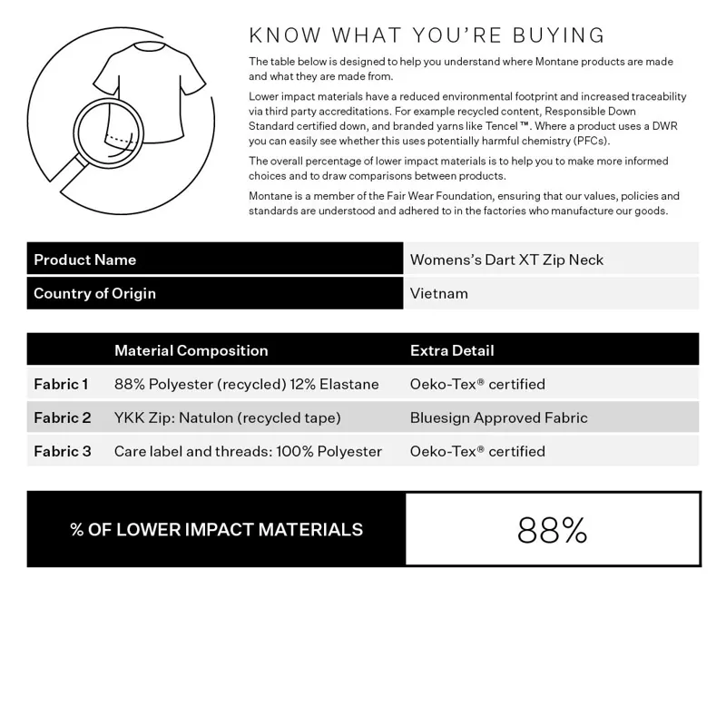 Montane Womens Dart XT Zip Neck Saskatoon Berry-4