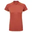 Montane Womens Dart Zip T-Shirt Uluru Red
