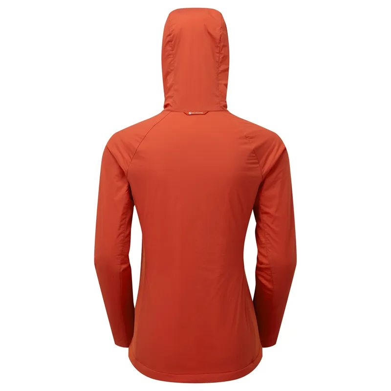 Montane Womens Fireball Lite Hood Saffron Red-1