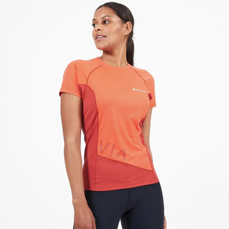 Montane Womens Katla Womens T-Shirt Paprika-2