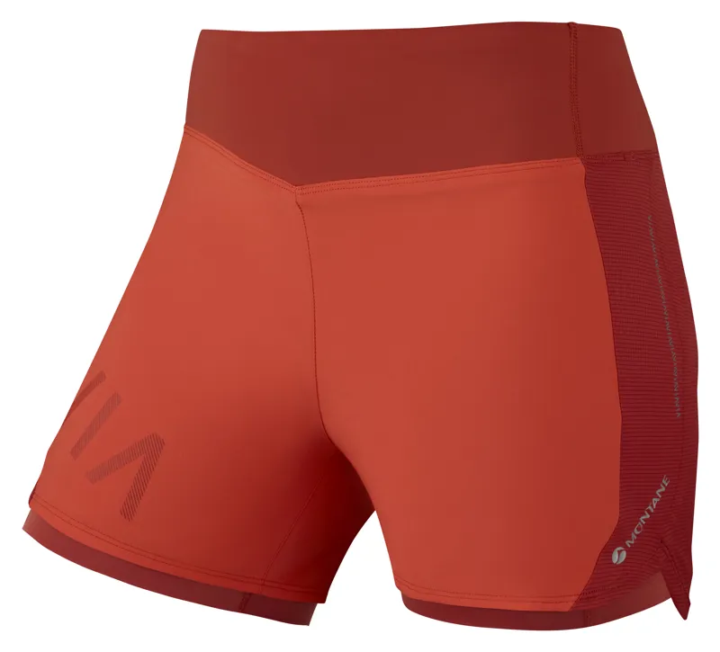 Montane Womens Katla Twin Skin Shorts Paprika