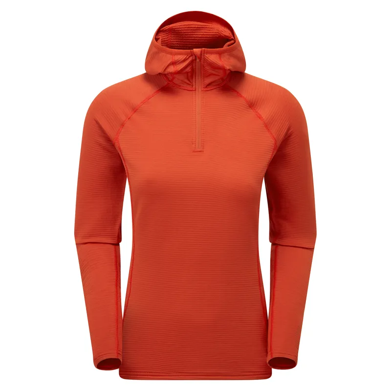 Montane Womens Protium Lite Hoodie Saffron Red