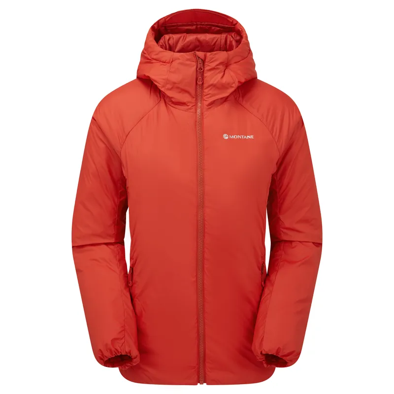 Montane Womens Respond Hoodie Saffron Red