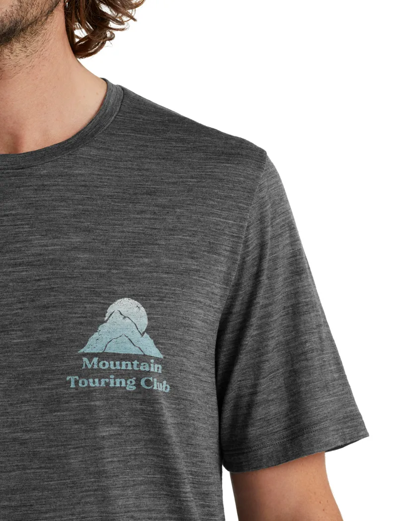 Icebreaker Men's Tech Lite II T-Shirt Mountain Touring Club Gritstone-2