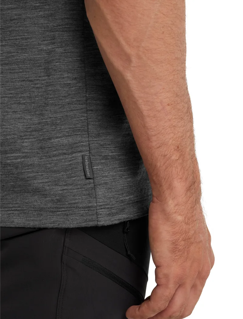 Icebreaker Men's Tech Lite II T-Shirt Mountain Touring Club Gritstone-4