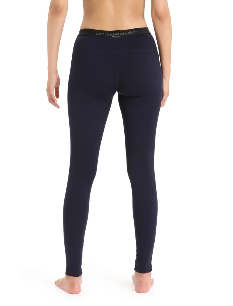 Icebreaker Womens 200 Oasis Leggings Midnight Navy-2
